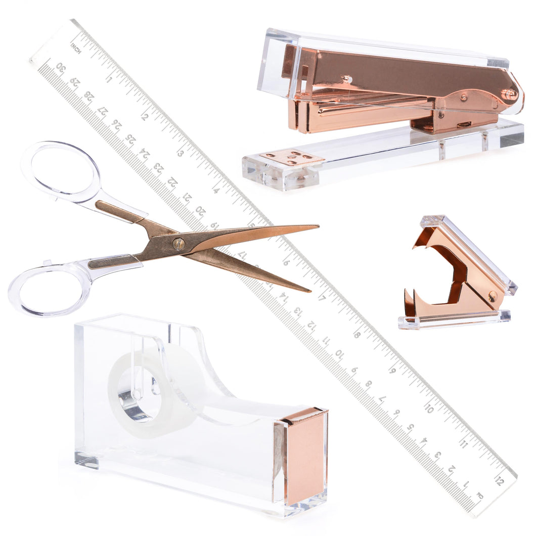 Rose Gold Desk Bundle