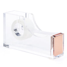 Load image into Gallery viewer, Rose Gold Stapler and Tape Dispenser Set