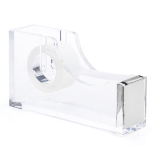 Silver Stapler and Tape Dispenser